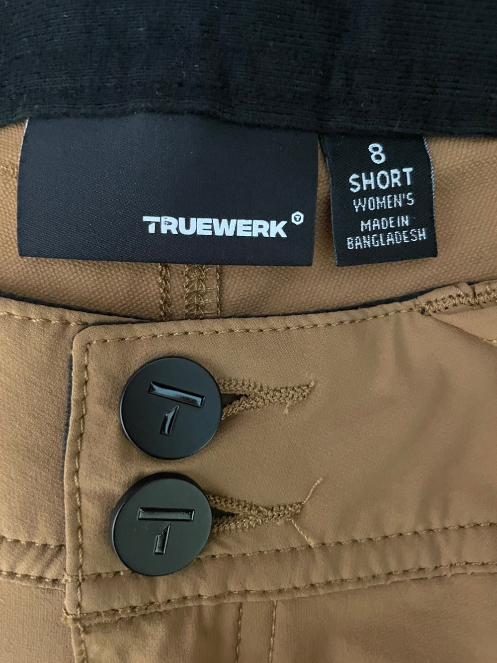 Truewerk T1 Pants Women's 8 Short Utility Cargo Hiking Workwear Outdoor - Picture 10 of 12